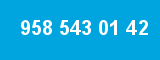 958 543 01 42 958 543 01 42